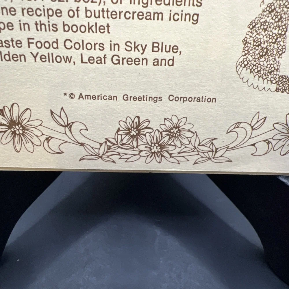 1976 Wilton Complete Instructions Baking Decorating Holly Hobbie Cake Foldout